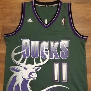 🏀RARE!! Nba Adidas Milwaukee Bucks Ellis Jersey M